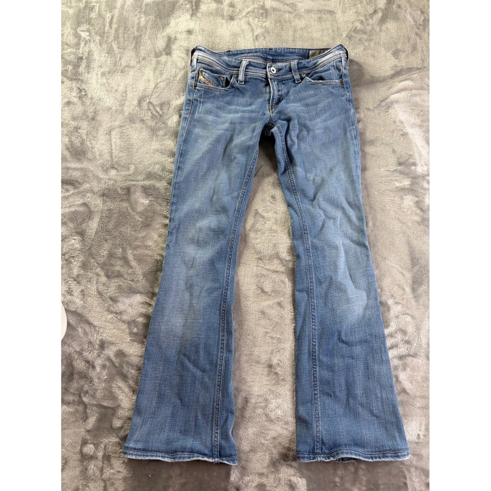 Diesel Lowky B.C. Jeans Women 27 Blue Stretch Denim Modern 0071Y Used
